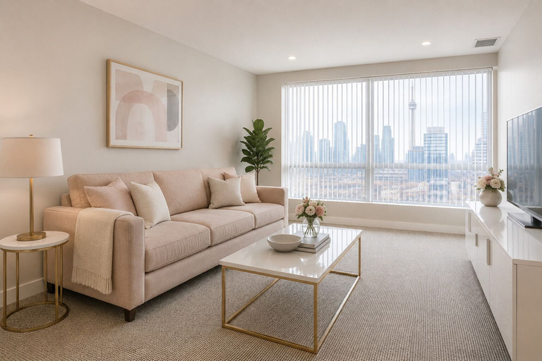 Living area 4, Asteron Suites, Toronto