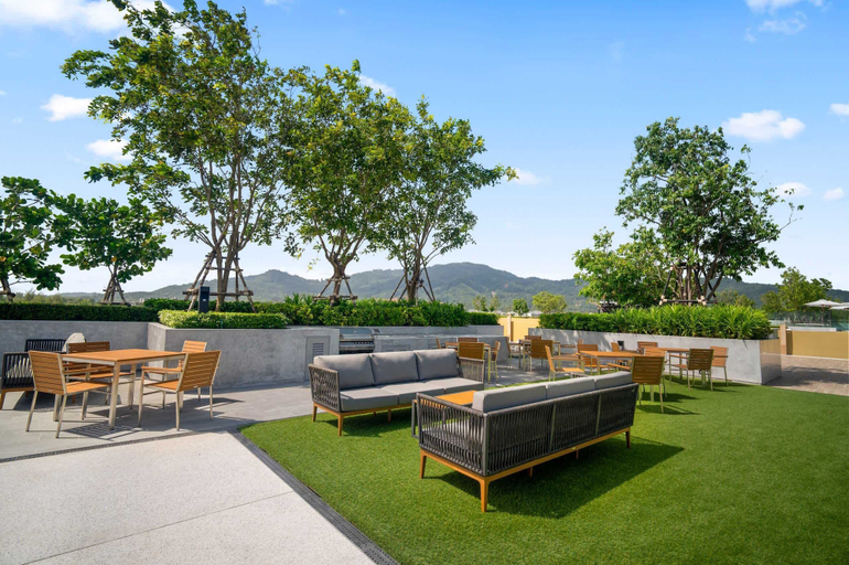 Rooftop terrace 5, Laguna Beachside Residences Building 2 by Banyan Living, Pulau Phuket