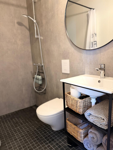 Bathroom, Granastaðir Guesthouse, Ljósavatnshreppur