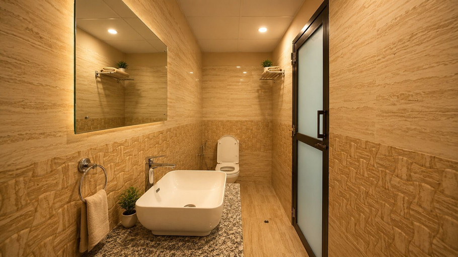 Bathroom 3, blue heaven resort jaipur, Jaipur