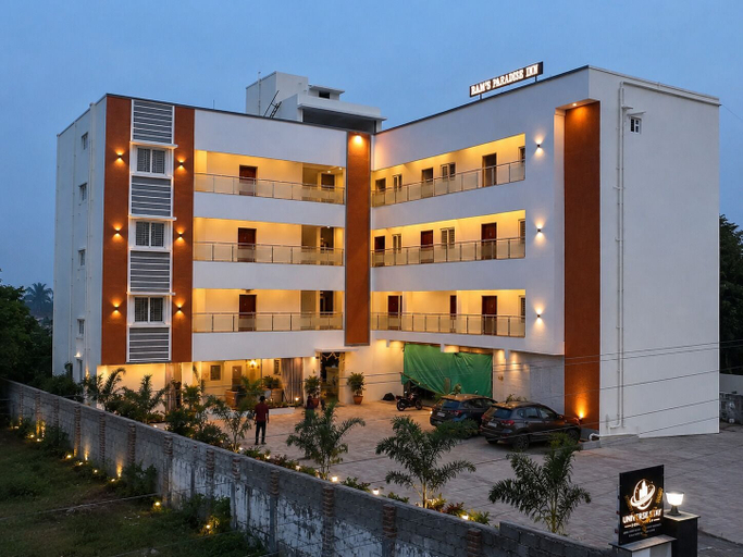 Exterior 2, Raja's Paradise Inn, Kancheepuram