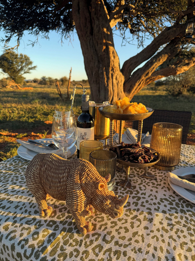 Outdoor dining 2, Last Word Makanyane, Waterberg