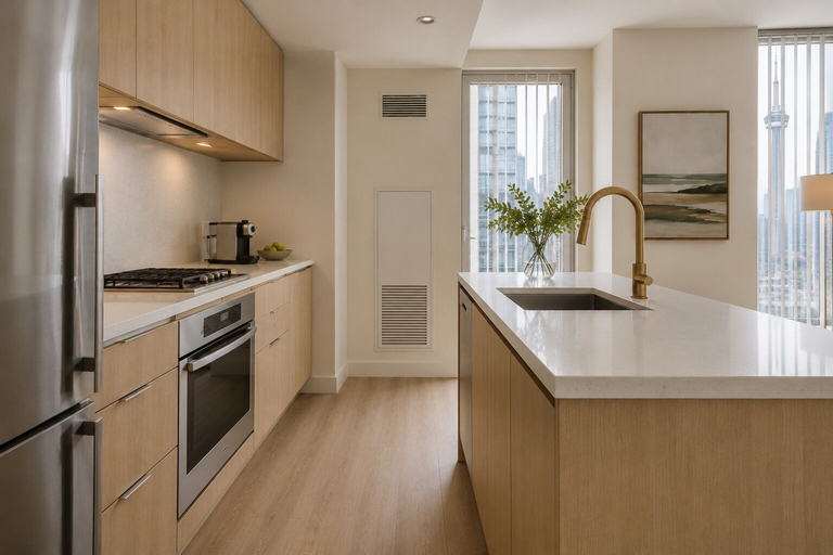 Private kitchen, Harbourlight Exclusive Suites - DT, Toronto