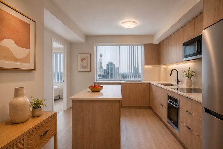 Private kitchen, Seaton Heritage Hotel, Toronto