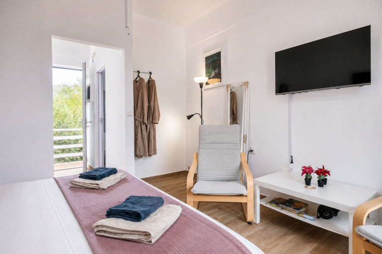 Bedroom 5, Karavaki Apartments, Ionian Islands