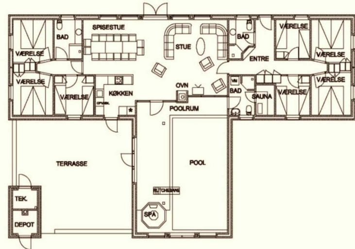 Others 4, Luxury Retreat With Pool, Holstebro