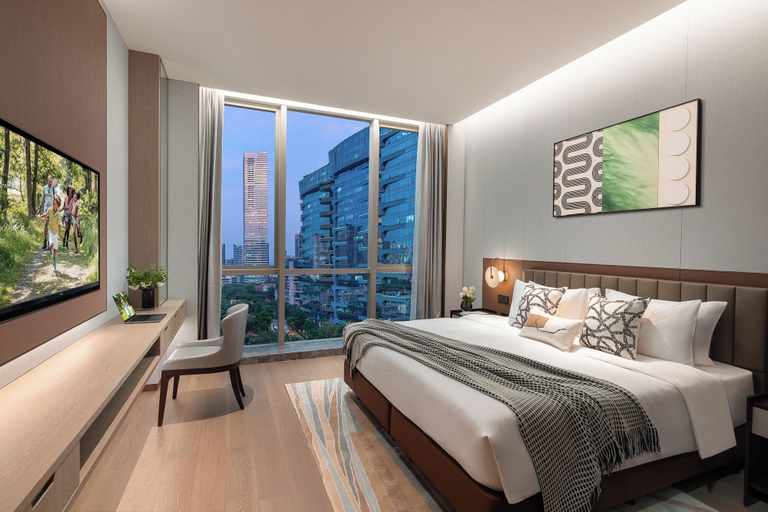 Bedroom 2, Somerset Qplex Shenzhen, Shenzhen