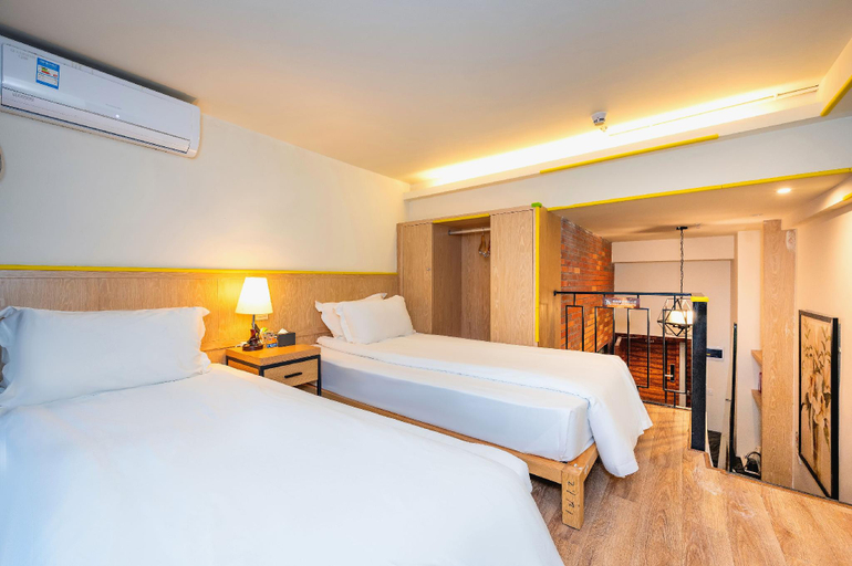 Bedroom 2, Xiyu international boutique apartment, Shenzhen