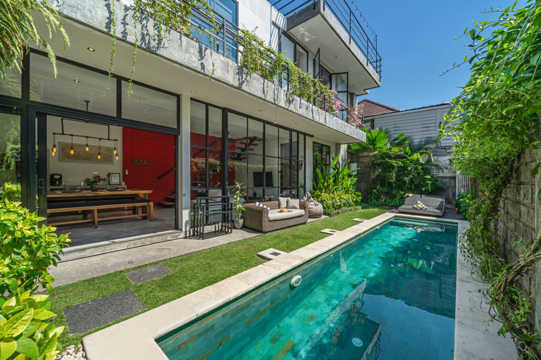 Sport & Beauty, Villa Jungalow - 2BR Pool Villa Near Beach, Café del Mar & Padel, Badung