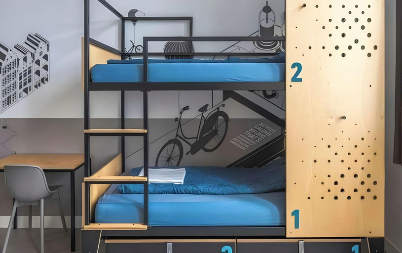 Bedroom 3, Stayokay Utrecht Centrum - Hostel, Utrecht