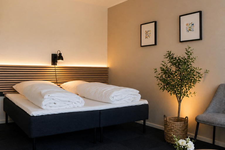 Bedroom 3, Hotel Kobæk Strand, Slagelse