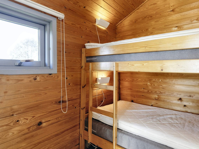 Interior view 5, Sunny cabin in camping resort, Hjørring