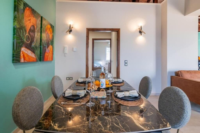 In-room dining 2, Alpha Delight - 3 Bedroom Apartment, Crete