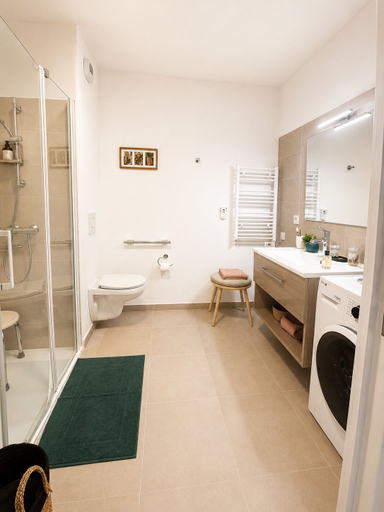 Bathroom 2, Zenao Appart'hôtels Avignon, Vaucluse