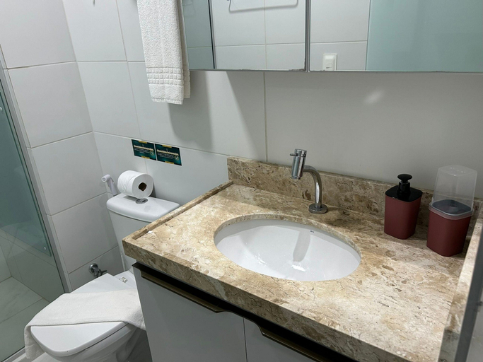 Bathroom 5, Bela Hospedagem - 105 Compact Tambau, João Pessoa