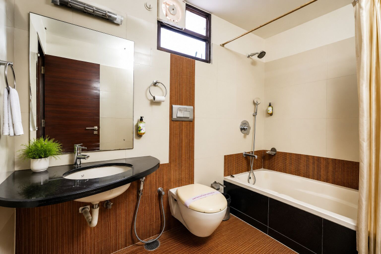 Bathroom, Hotel Sahibs Corporate Inn Jaipur, Jaipur