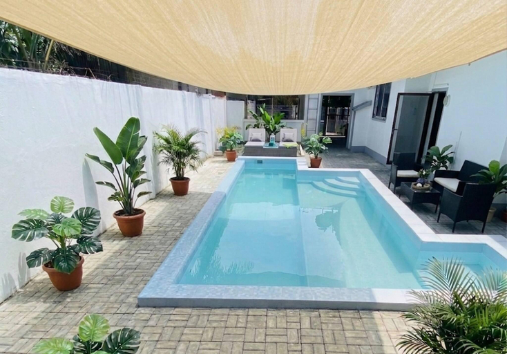Swimming pool 5, Villa with a poola 10-minute walk to the beach, Santa Fe
