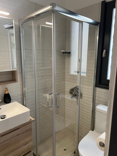 Bathroom, Azure Sea Bliss at The Erodios Apartments, Crete