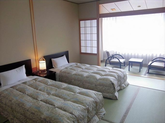 Bedroom 2, Taishakukyou Kanko Hotel Kinsaikan, Shōbara