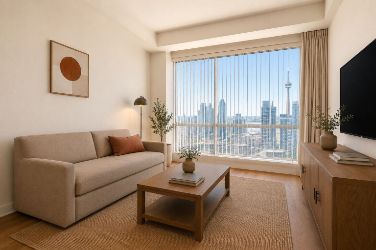 Living area 3, Harbour Glow Hotel & Residences, Toronto