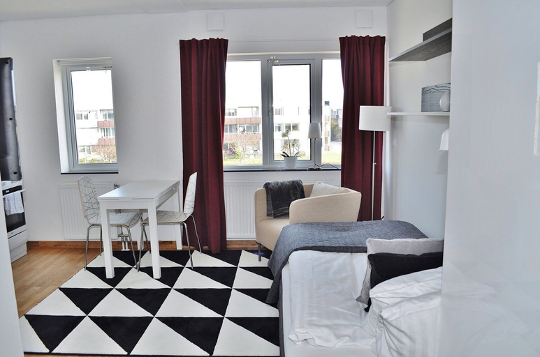 Bedroom, Företagsbostäder Skarpskyttevägen, Lund