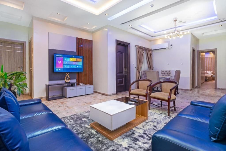 Living area 2, Poise And Class Apartment, Kosofe
