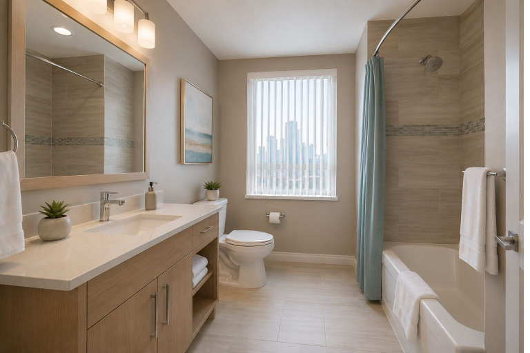 Bathroom, Sollara Skyline Hotel - DT, Toronto