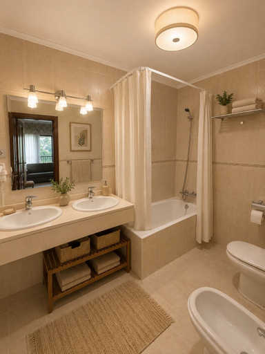 Bathroom 4, Hotel Arresi, Vizcaya