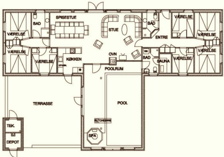 Others 3, Luxury Retreat With Pool, Holstebro