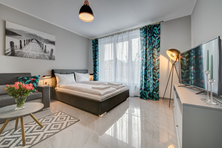 Bedroom 4, Live & Travel Apartments Old Town, Gdańsk City