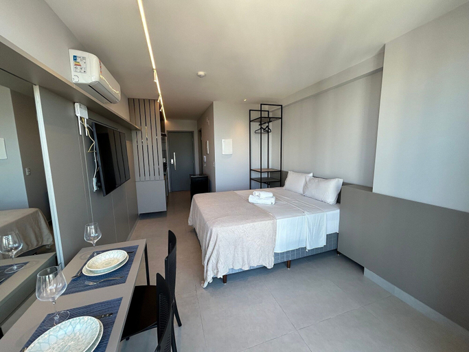Bedroom 2, Bela Hospedagem - Vista incrível no Simple Smart em Manaíra, João Pessoa