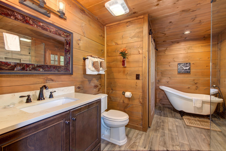 Bathroom 5, Black Bear Cabin, Sevier
