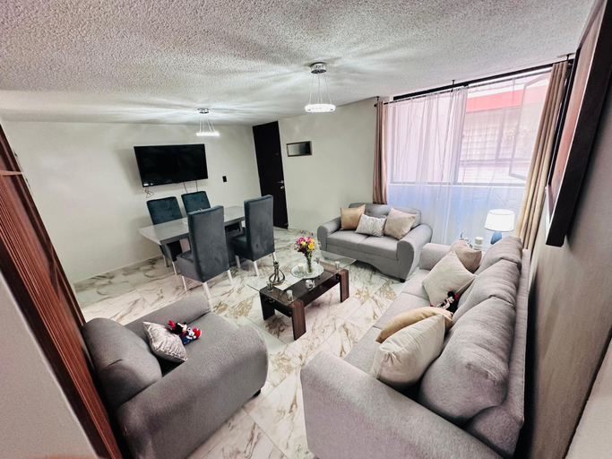 Living area 5, Medellín 210, Mexico City
