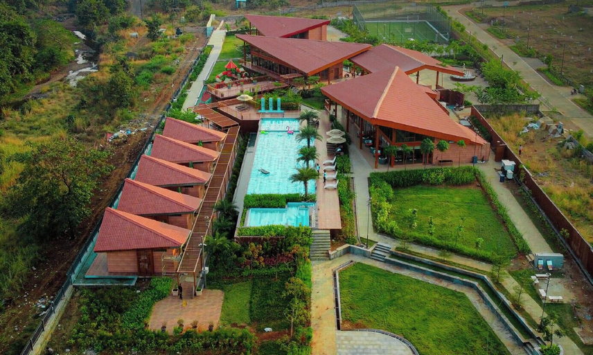Aerial view 5, Miros Neral - Foothills of Matheran, Raigarh