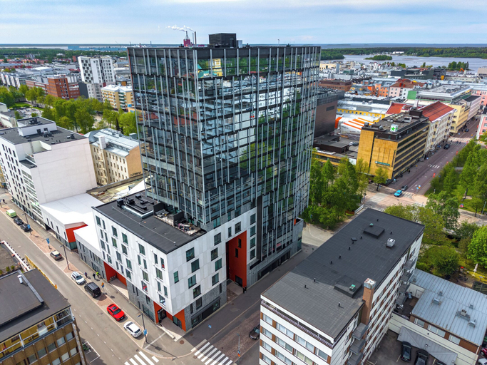 Front of property, New 12th Floor 2BR Apt - Stunning Views, Northern Ostrobothnia