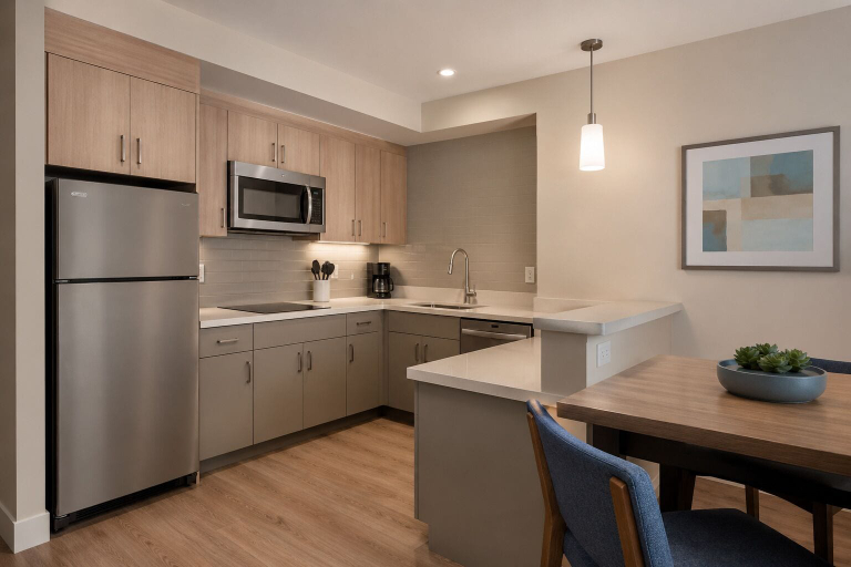 Private kitchen, The Avelyn Suites, Toronto