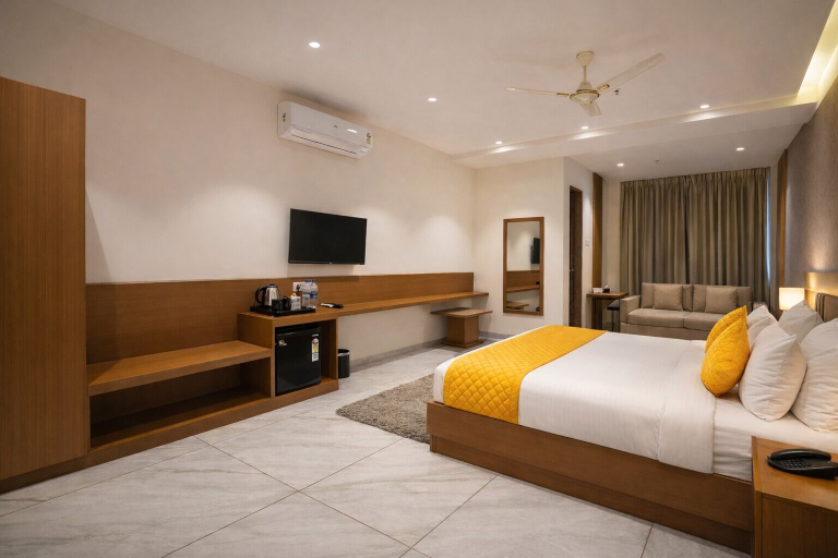 Room 4, Solasta Stays & Banquets - Wakad, Pune