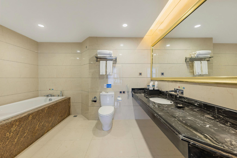 Bathroom 4, Bailuzhou International Hotel, Tongren
