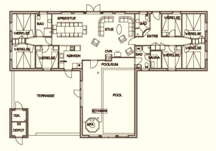 Others 1, Luxury Retreat With Pool, Holstebro