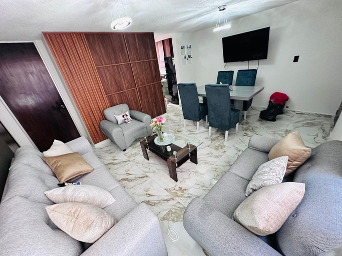Living area 3, Medellín 210, Mexico City
