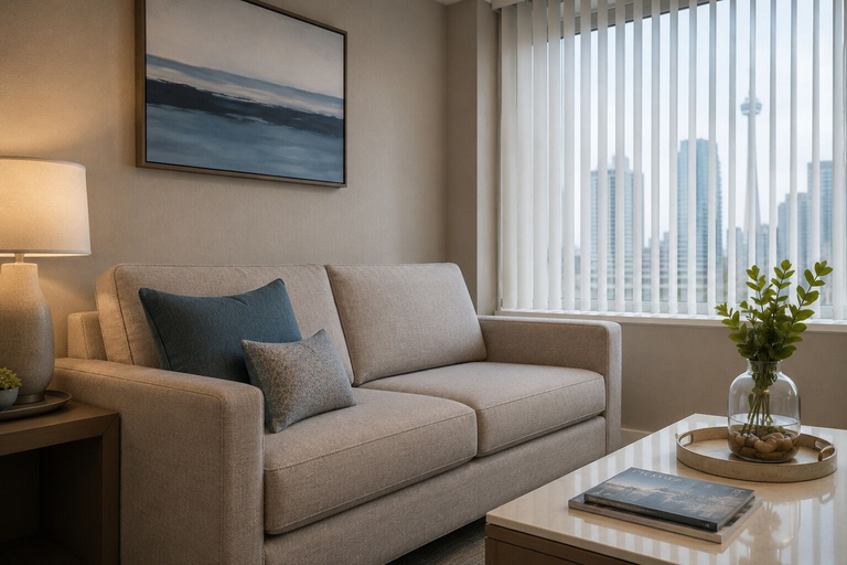 Living area 4, The Bayfront Suites, Toronto