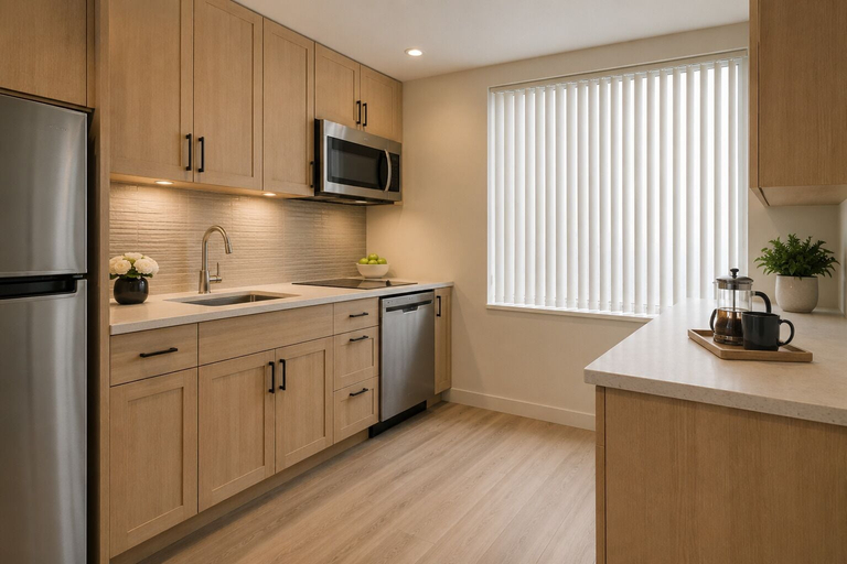 Private kitchen, Eclipse Skyline Prime Suites, Toronto