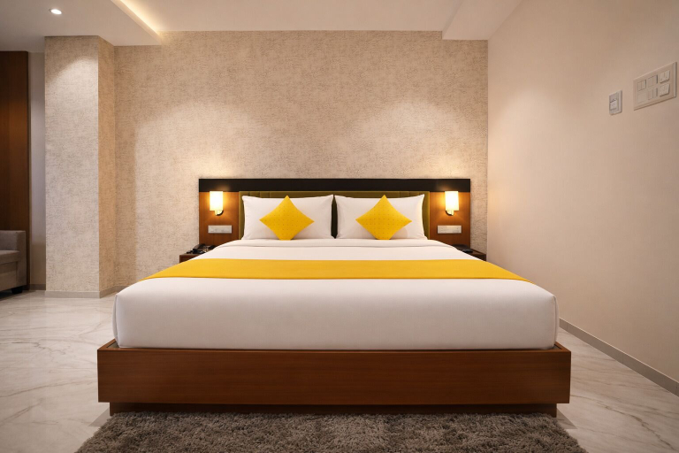 Room 2, Solasta Stays & Banquets - Wakad, Pune