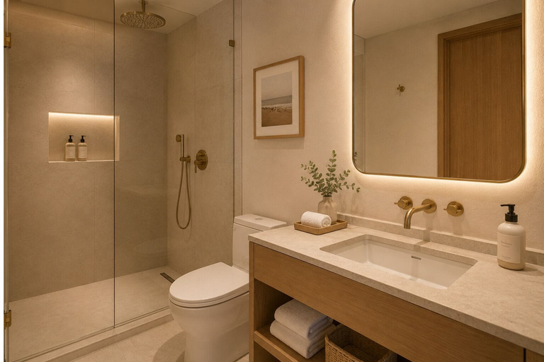 Bathroom, Dominion Central Hotel, Toronto