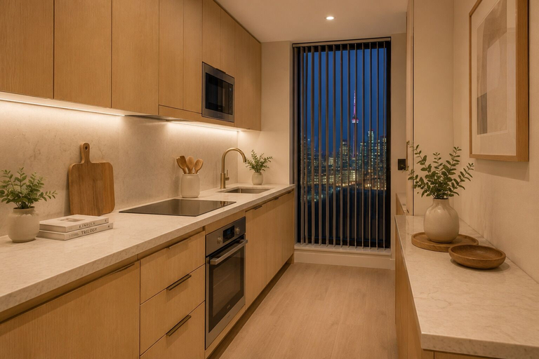 Private kitchen, Dominion Central Hotel, Toronto