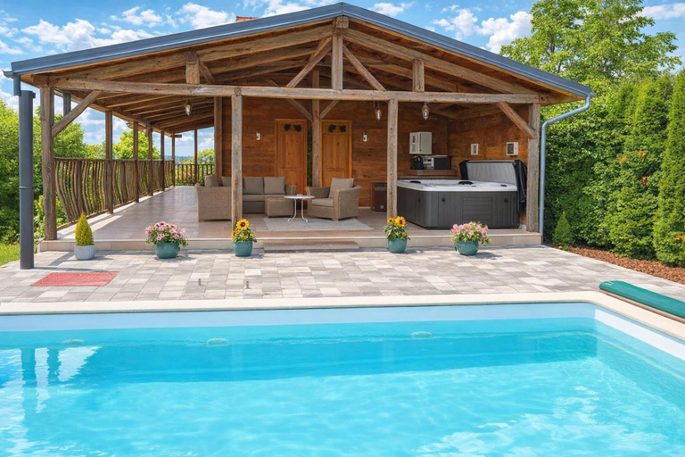 Pool 2, Pool House Green View /w Jacuzzi & Garden, Stubičke Toplice