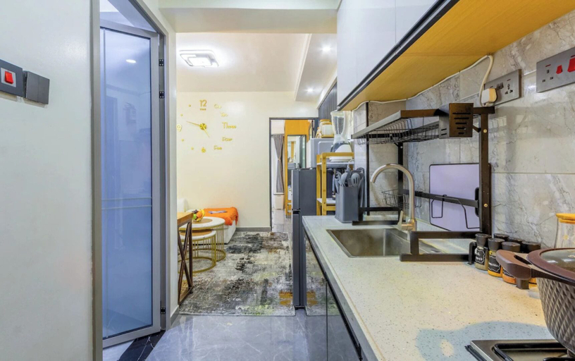 Private kitchen 2, Elegant 1BR at Gatundu Heights - 1216, Dagoretti North
