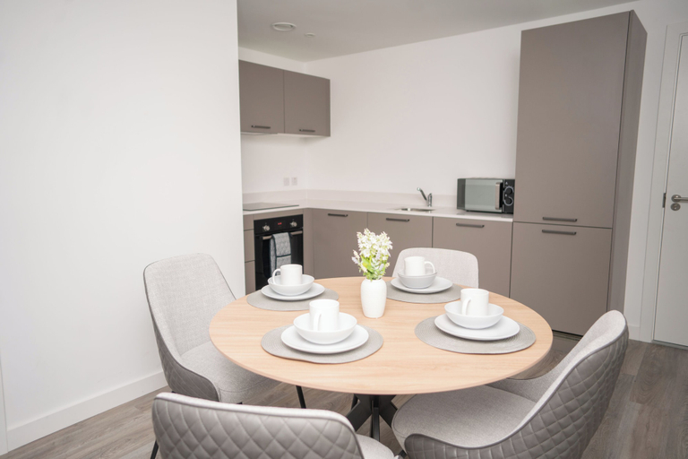 Dining, Stylish 2 bed home near Trafford, Salford