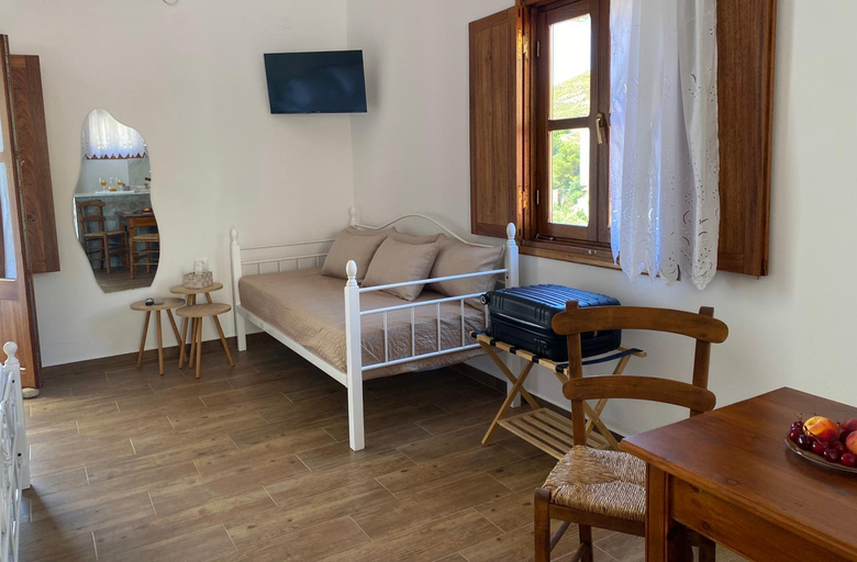 Bedroom, Apolafsis Studios, South Aegean