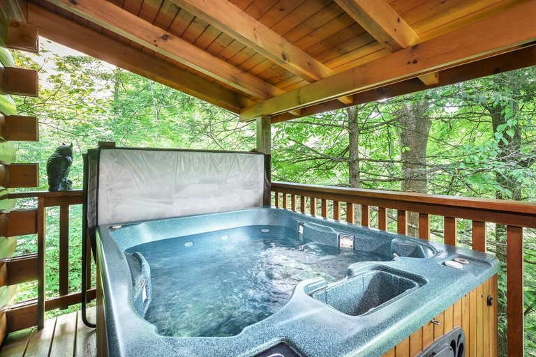 Outdoor spa tub 4, Bear Essentials, Sevier